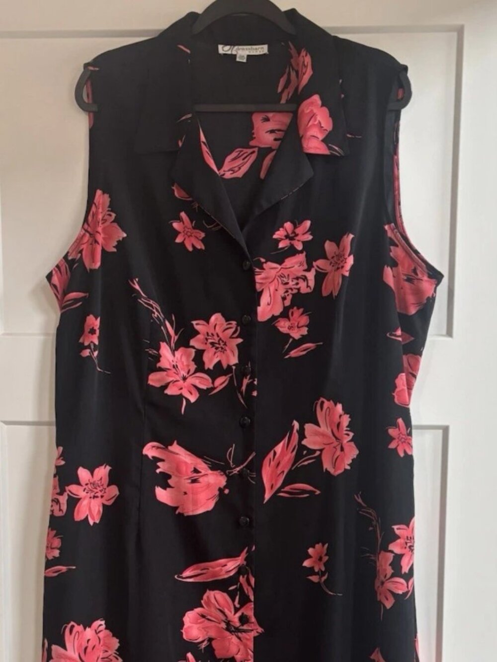Dressbarn Women's Floral Print Sleeveless Dress